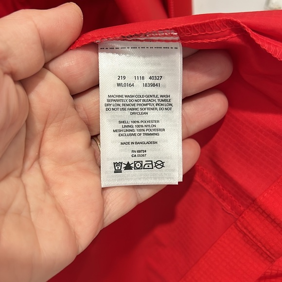 COLUMBIA WINDBREAKER RED SIZE L - Picture 12 of 12